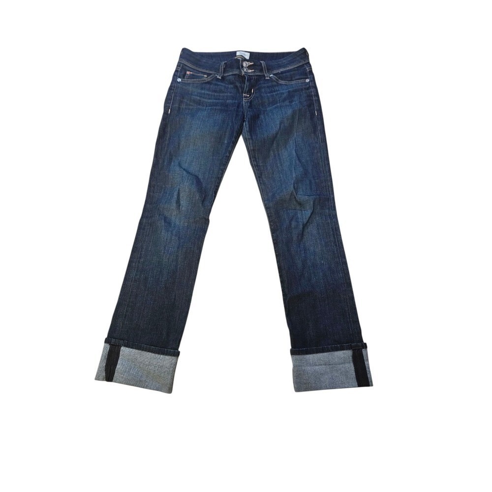 Hudson Dark Blue Straight-Leg Jeans (Size 28 / M) - Picture 4 of 4